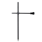 Halterung für PT1000-A Temperatursensor (neuer Typ), schwarz, Ø 10 mm, Länge 450 mm, Arm 250 mm, für Rührwerke der Serie MS-H