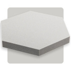 Akustikpaneel Sechseck hellgrau 50x50 cm Dicke 5 cm Hexagon