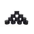 Abdeckung Aluminium-Schraubverschluss 28/18 mm 50 Stück schwarz