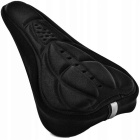 Kryt na sedadlo bicykla gélový 280x175mm čierny