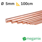 Kupferstab 1m Φ5mm