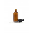 Glasflasche braun 100ml mit Pipette und Tropfer