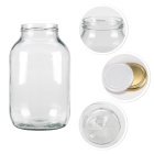 Glasbehälter 4000 ml 26 cm mit Deckel