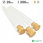 Reagenzgläser aus Glas 200mm Durchmesser 20mm 10 Stk