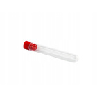 Probierglas PS 16x65mm mit rotem Verschluss 50 Stück