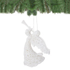 Weihnachtsschmuck für den Baum weißer Engel 16cm