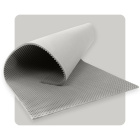 Akustikpaneelschaum WELLE 200×100 cm 5 cm hellgrau