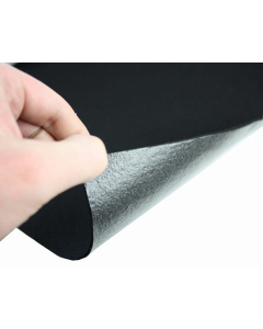 Weicher selbstklebender Vliesfilz 3 mm schwarz – 50×150 cm 400 g/m²