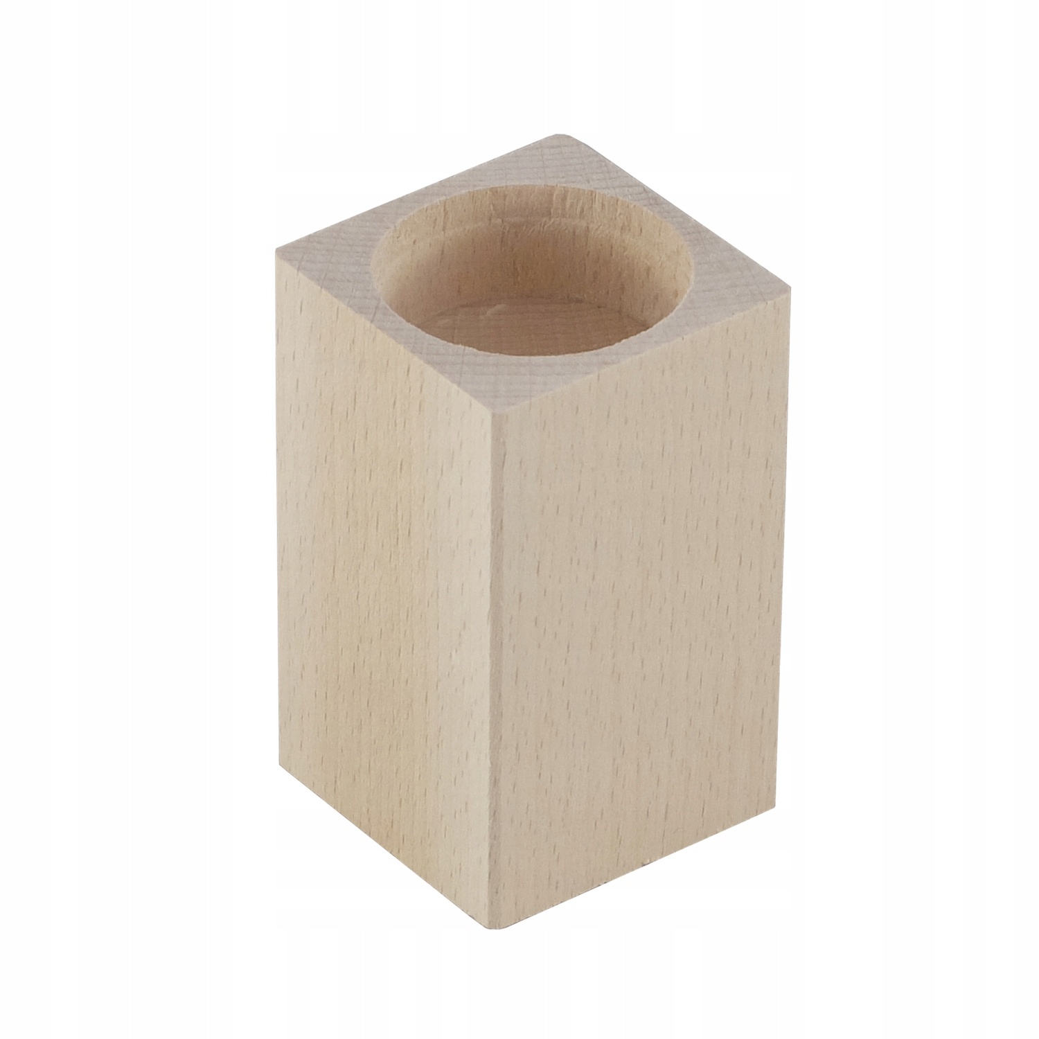 Holz quadratische Kerzenhalter 4 Stück 8-10-12-14cm megamix.sk