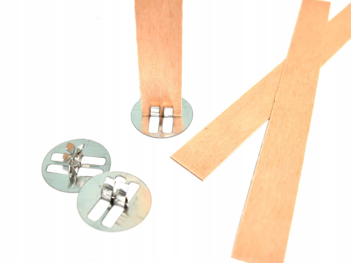Holzdochte mit Halterungen 15 cm 50 Stück megamix.sk