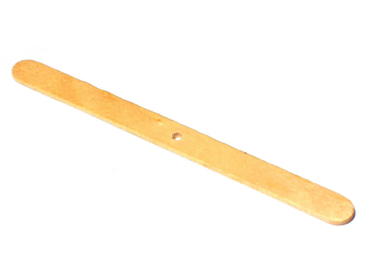 Holzstäbchen, Dochtständer
