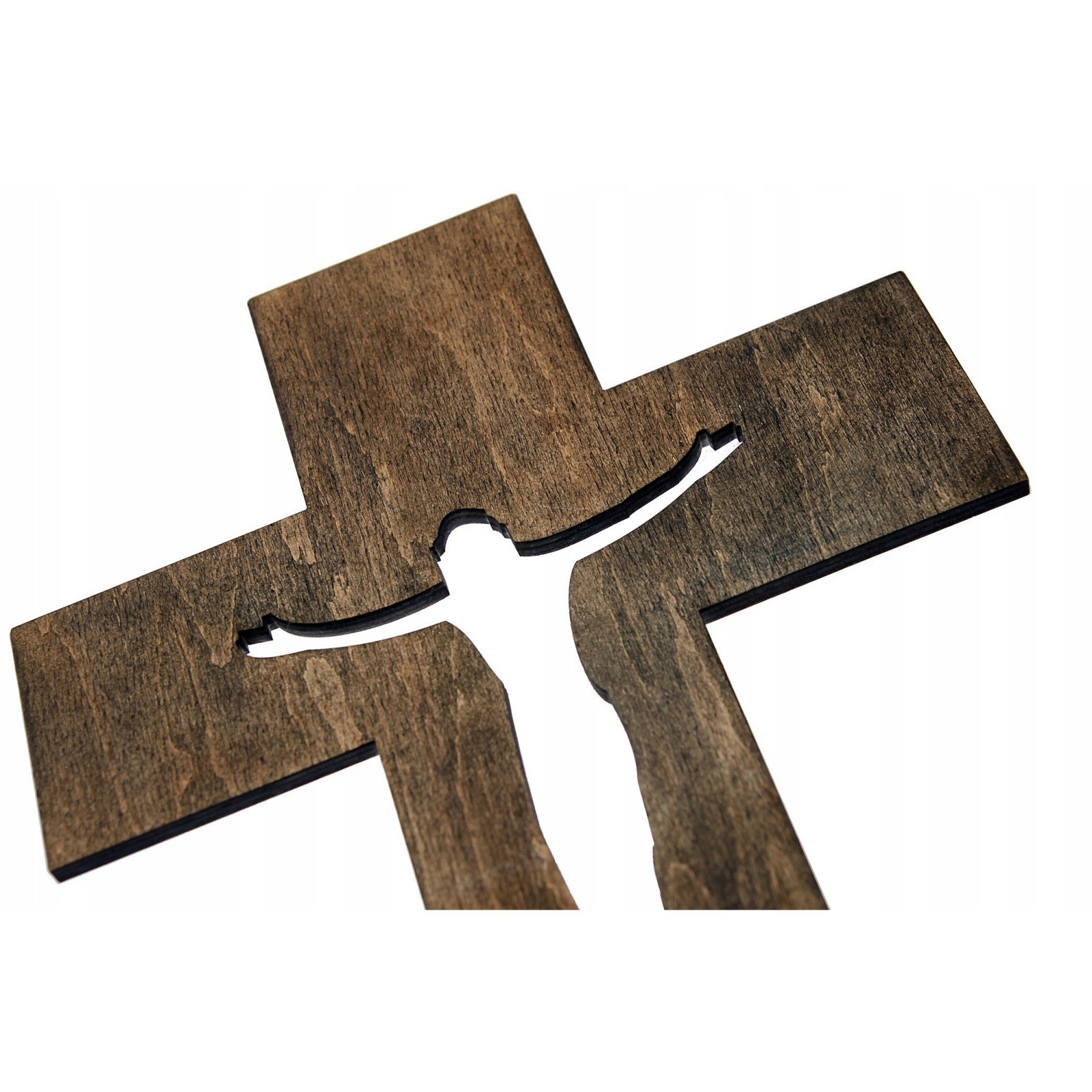 Holzkreuz für die Wand 20x13x0,7cm megamix.sk