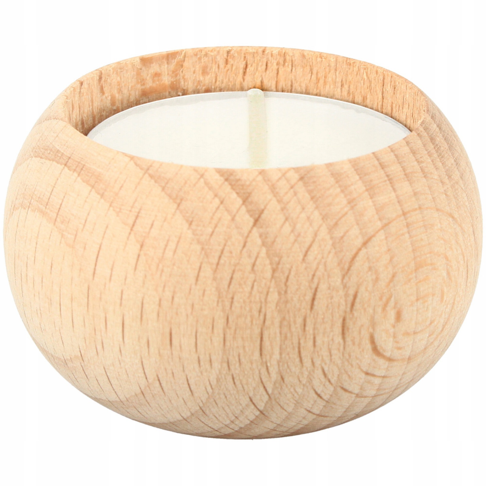 Holzkerzenhalter oval 5,2x3,5cm Buche megamix.sk