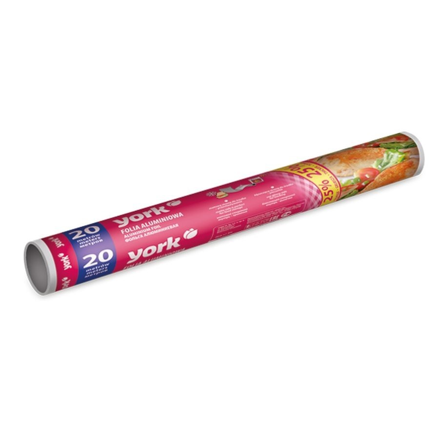 Alufolie York 20 m auf der Rolle megamix.sk