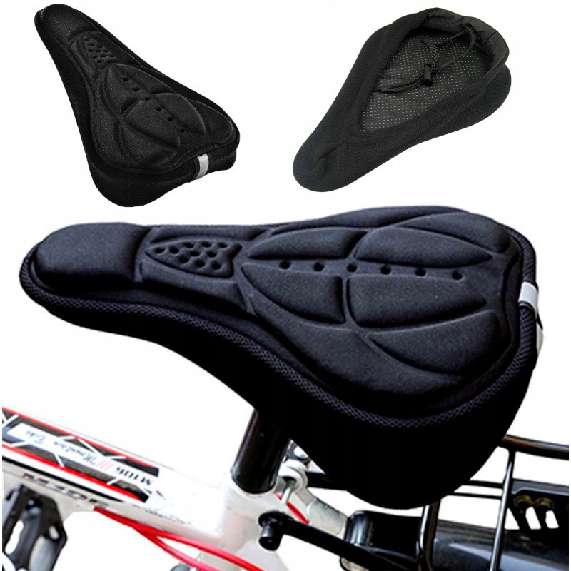 Gel-Sitzbezug für Fahrrad 280x175mm schwarz megamix.sk