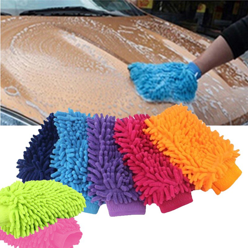 Mikrofaser-Autowaschhandschuh Polyester megamix.sk