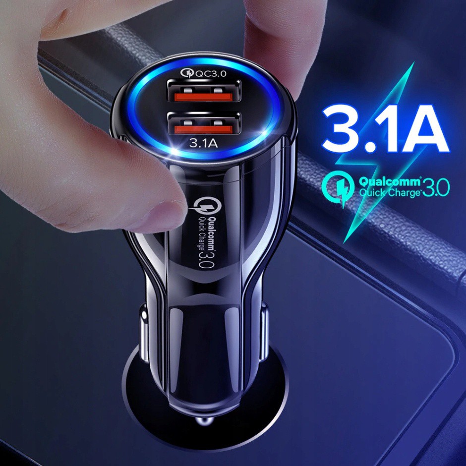 Schnellladegerät 3.1A für das Auto QUALCOMM QC 3.0 megamix.sk