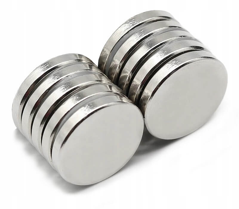 starker Neodym Magnet zylindrisch 10x1mm 10 Stück megamix.sk