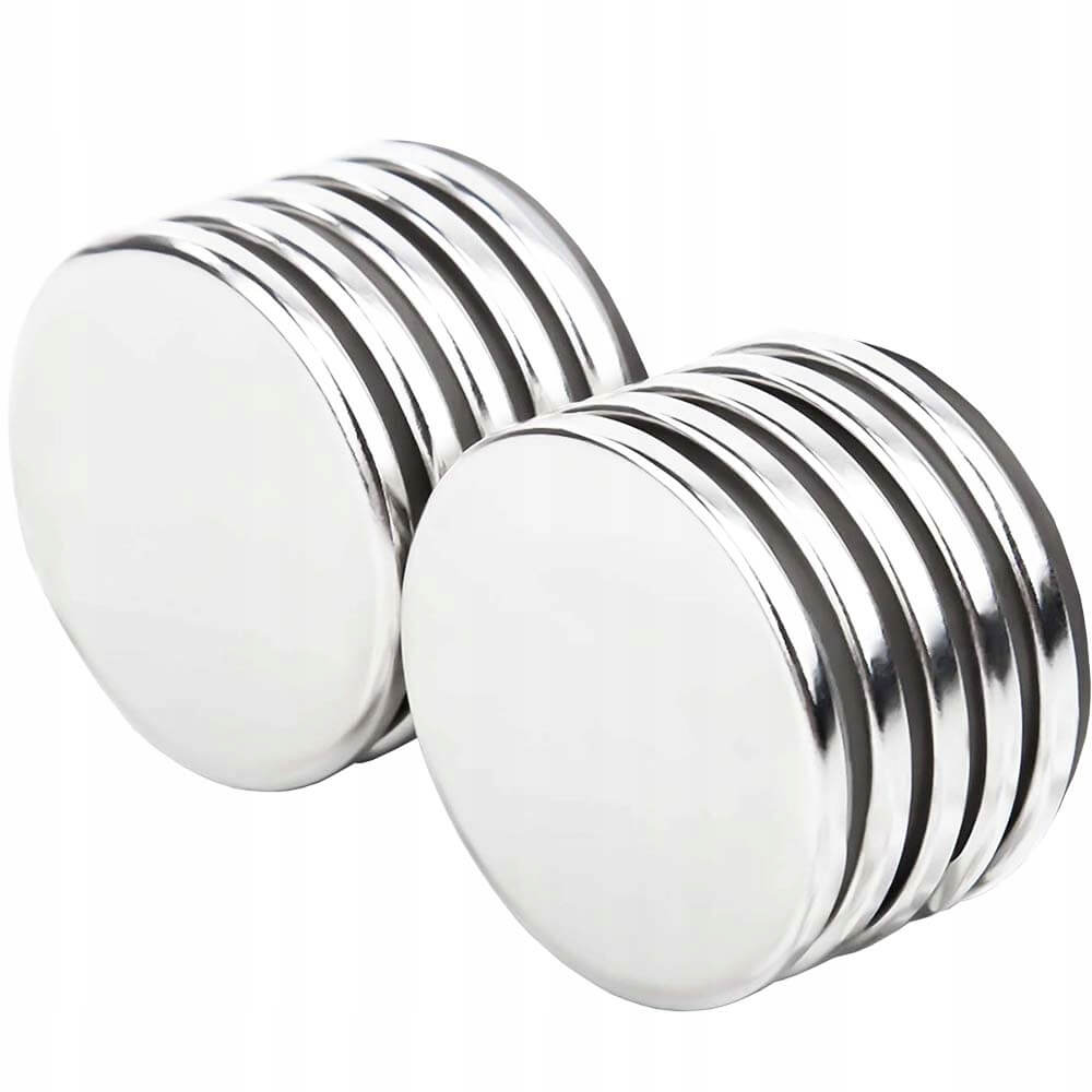 starker Neodym Magnet zylindrisch 10x1mm 10 Stück megamix.sk