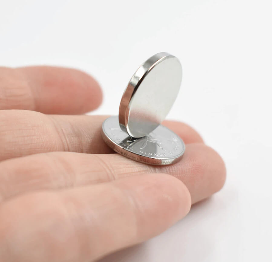 starker Neodym Magnet zylindrisch 10x1mm 10 Stück megamix.sk