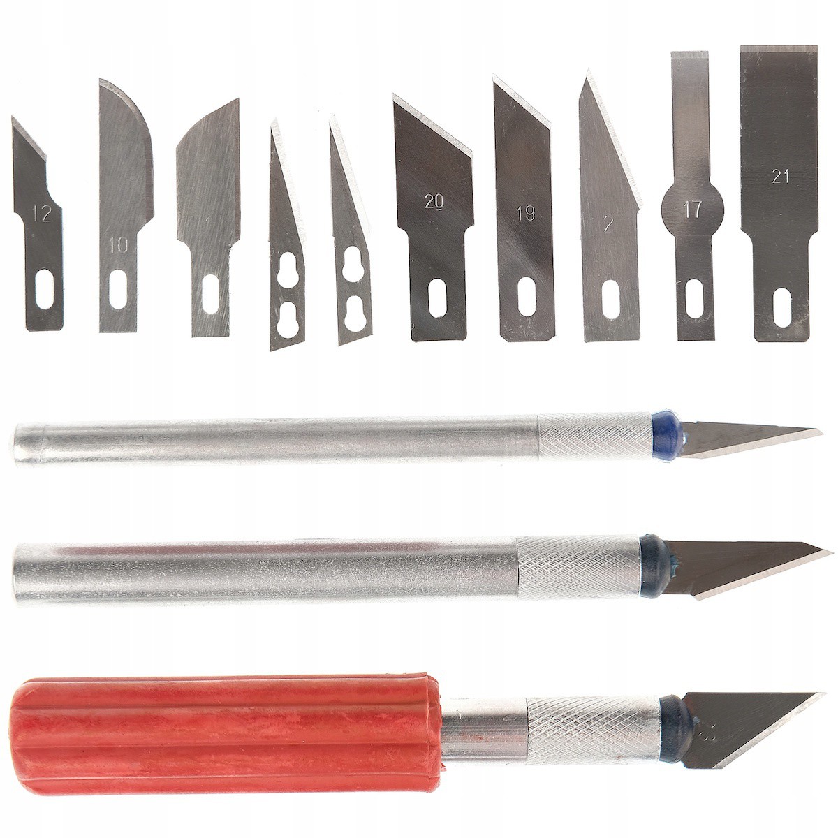 Modellbau-Skalpellmesser Set 13 Stück Klingen megamix.sk
