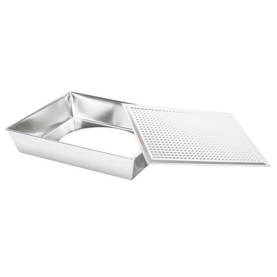 Universelles Backblech Spinwar 24 x 24 x 6 cm abnehmbarer Boden Megamix